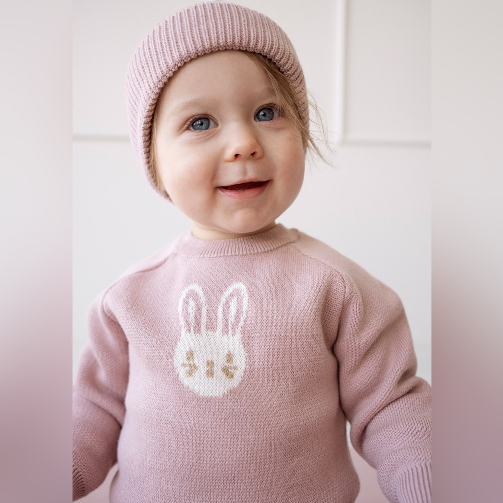 NWT JAMIE KAY ETHAN JUMPER IN POWDER PINK 3-6 months